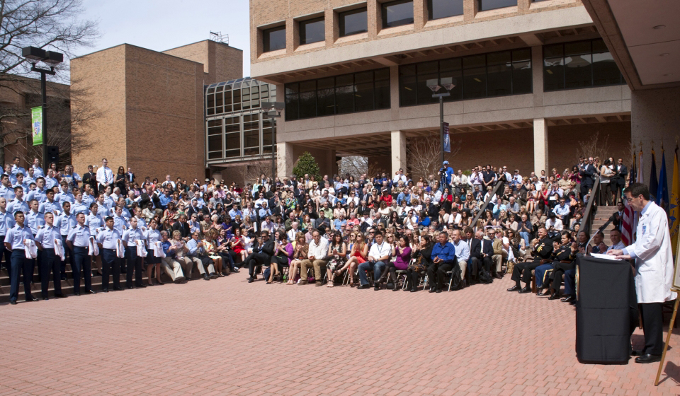 ChrisByrnes.com - Uniformed Services University White Coat Ceremony